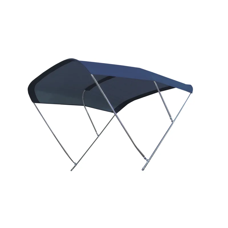 Sonnen-Top Modell 'Biminox', Blau, 245x245x145cm, Niro Streben