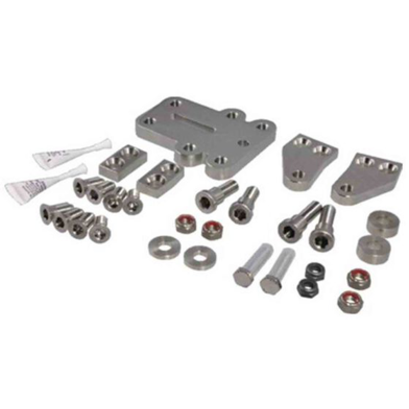 Seastar Hardware Kit Tournament 2, Triple Engine, Dual Cylinder With Front Mount Plate