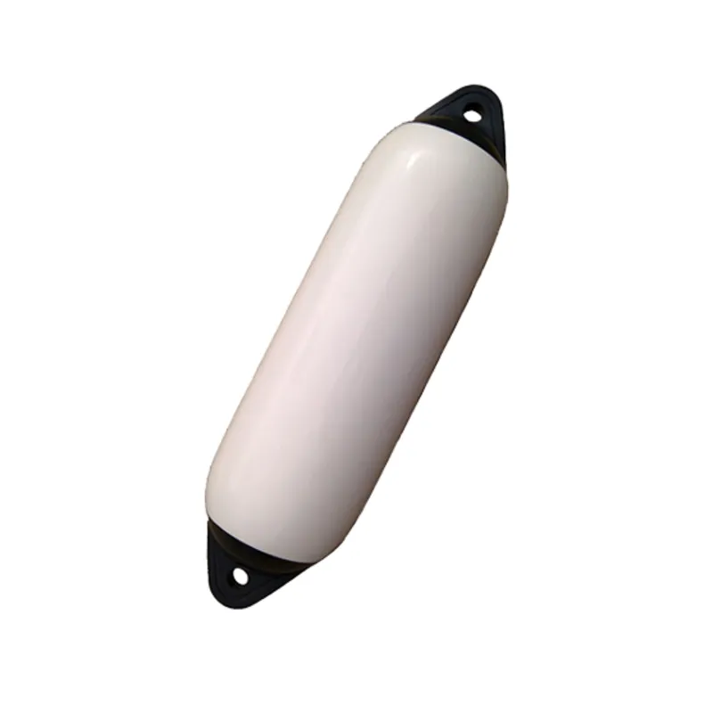 Fender 'Orca' Ø100mm, L=450mm, Weiß mit Schwarzem Kopf (Größe 1) (aufblassbar mit Kugelventil)