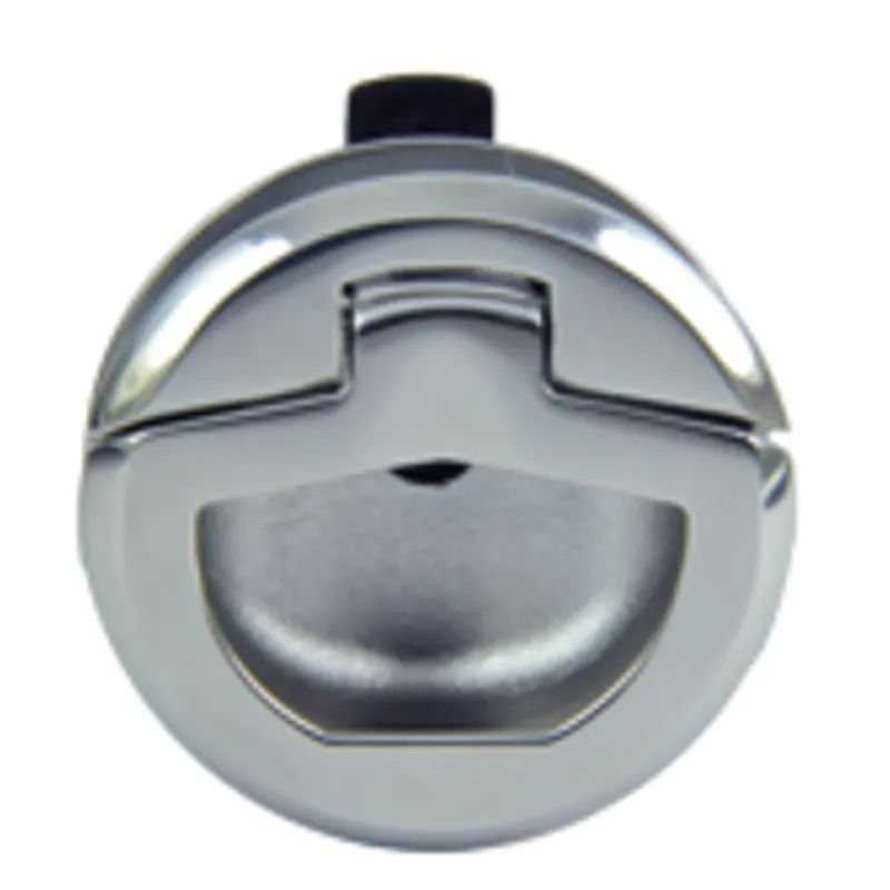 Niro Einlaßgriff mit Drehverschluß, A=9-22mm, B=19-25mm, C=54mm, D=45mm