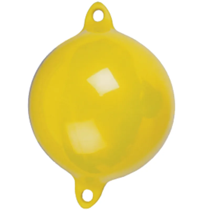 Ankerboje, Ø350mm, L=460mm, Gelb (Größe 2), mit 2 Augen