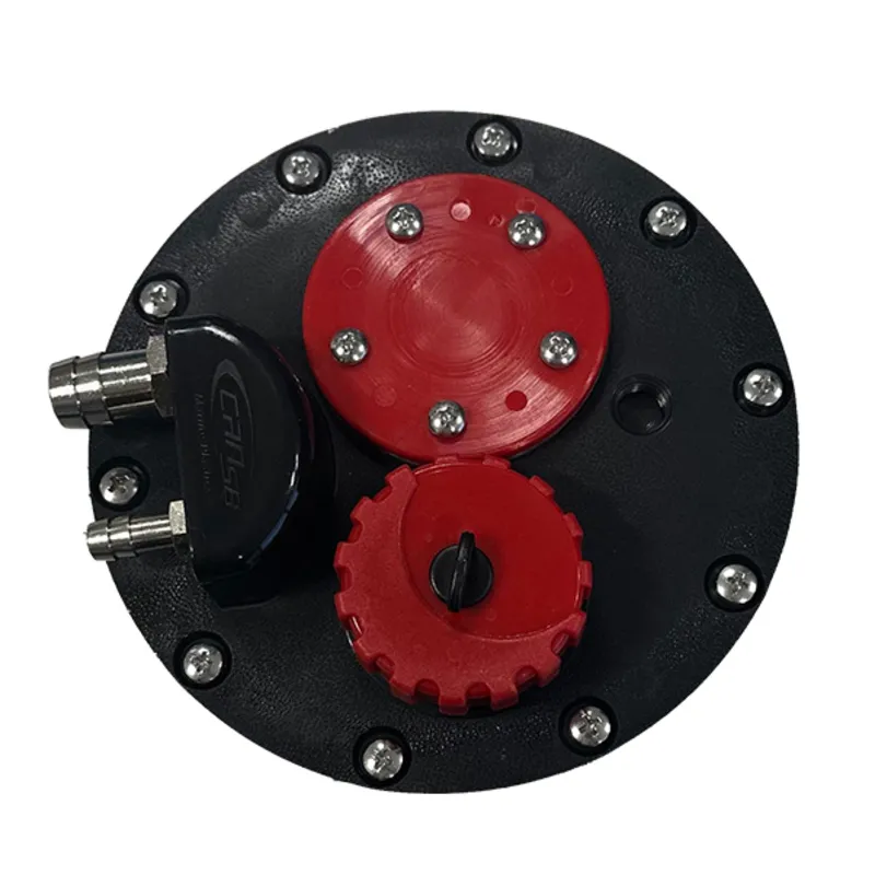 Kraftstofftank Niro 90l, 900x350x280mm mit Flanschplatte