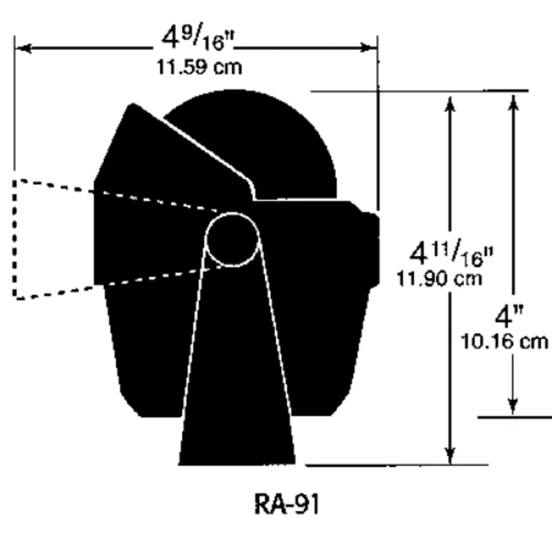 Ritchie Kompass Modell 'Explorer Ra-91', 12v, Bügelkompass, Rose Ø69,9mm/5°, Ritchie Angler