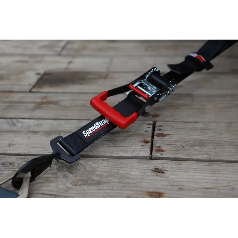 Speedstrap 50 mm Spannband mit Haken und Schlaufe, 300 cm, schwarz