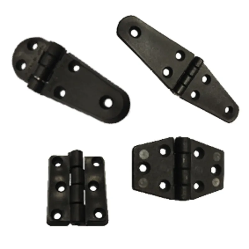 Nylonscharnier, 105x40mm, Schwarz