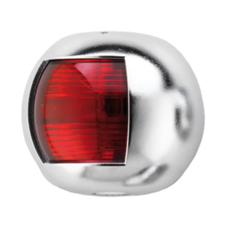 Positionslaterne, Verchromtes Gehäuse; Rot, 112.5°