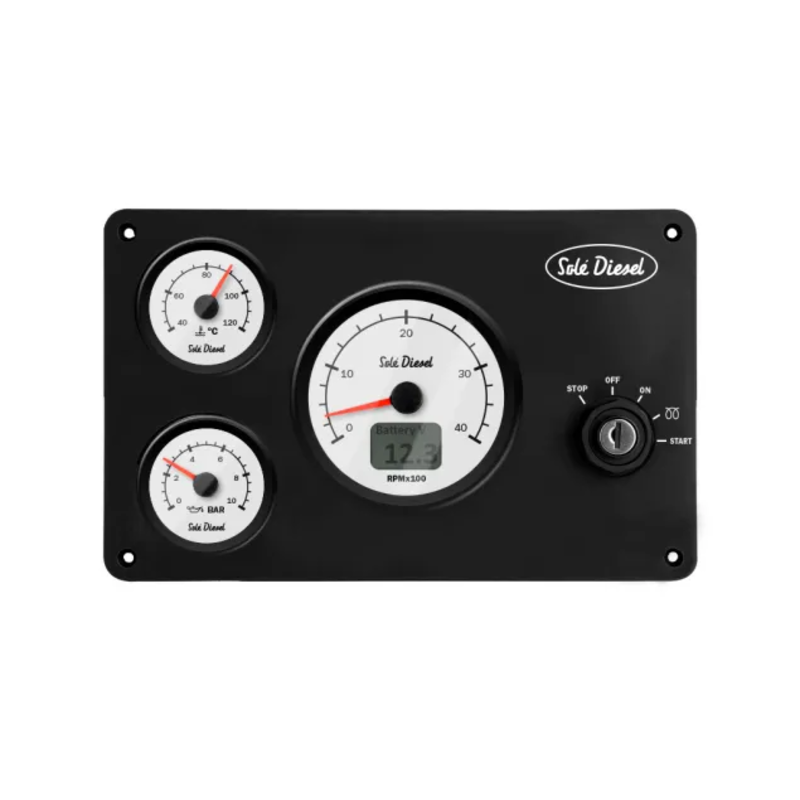 Solé Bedienpanel SSG-30 SM-82/94 ETR 12V weiss (ersetzt SVT-30, 22.609788100)