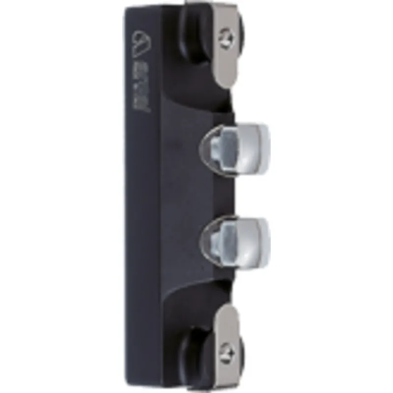 Antal Aluminium Halyard Slider 40x8, L=210mm, B=60mm, Arbeitslast 5800kg (Double Pin)