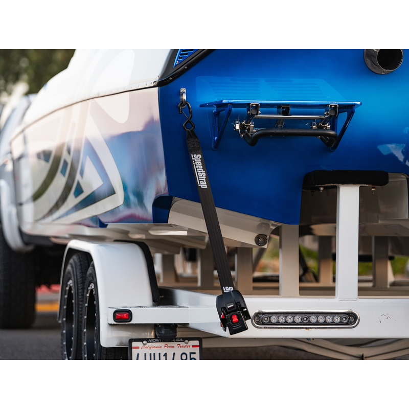 Speedstrap Edelstahl-Spanngurte, automatisch aufrollbar, mit Snap S-Haken (2er-Pack)