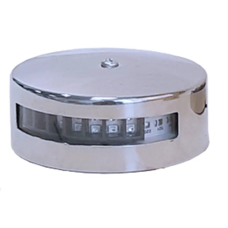 Led Positionslaterne, Poliertes Niro 304 Gehäuse; 10-30v; Rot, 112.5°