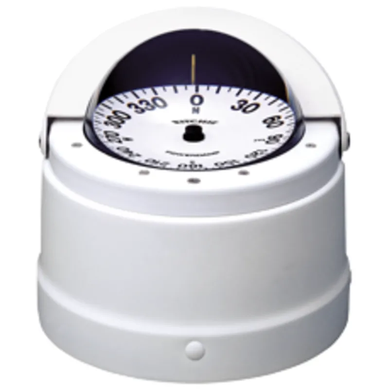 Ritchie Kompass Modell 'Navigator Dnw-200', Aufbaukompass, 12v, Rose Ø114,3mm/5°, Weiß