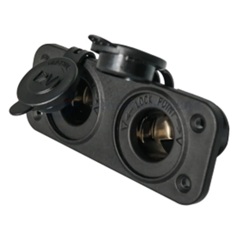 Wasserdichter Dc Steckdose, 2x 12v Eingang (Doppell)