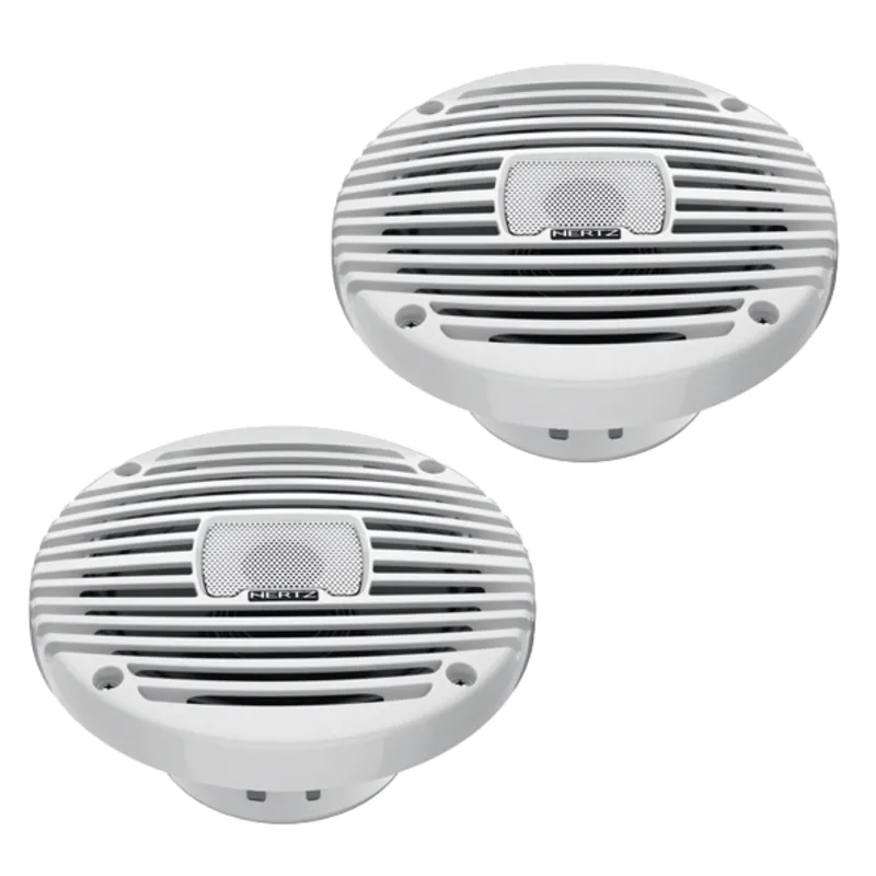 Hertz HEX 6.5 M-TW - 6,5" Marine-Koaxiallautsprecher Weiß, 2er-Set