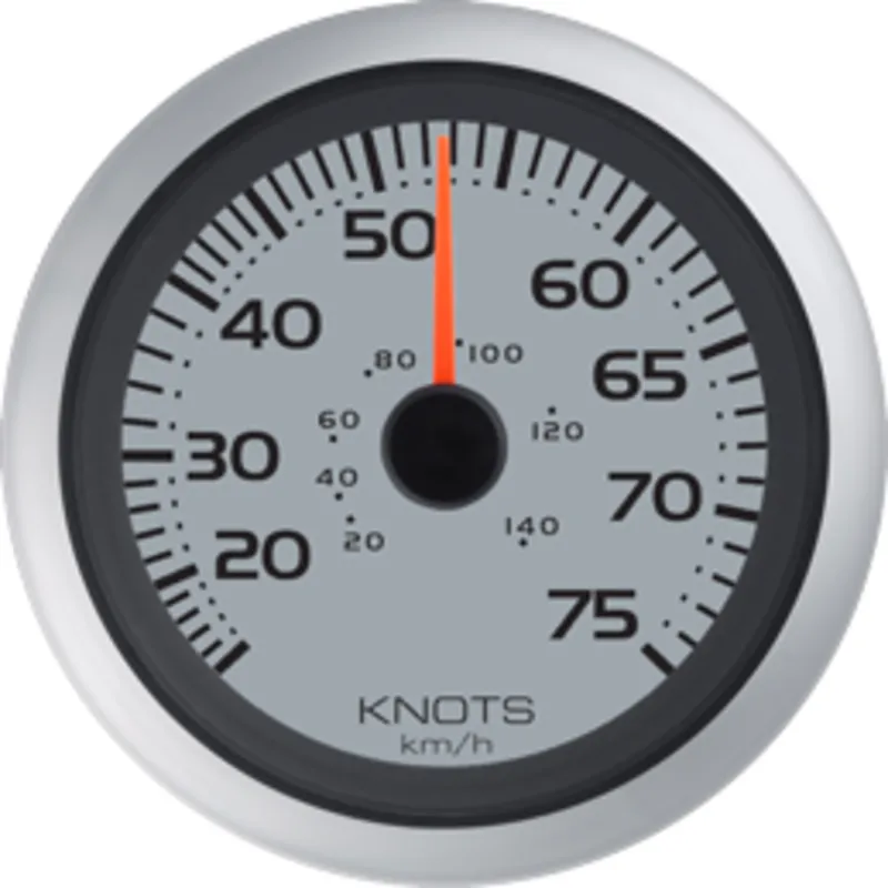 Argent Pro Geschwindigkeitsanzeiger 75 Knoten (Inklusive Pitot & Schlauch)