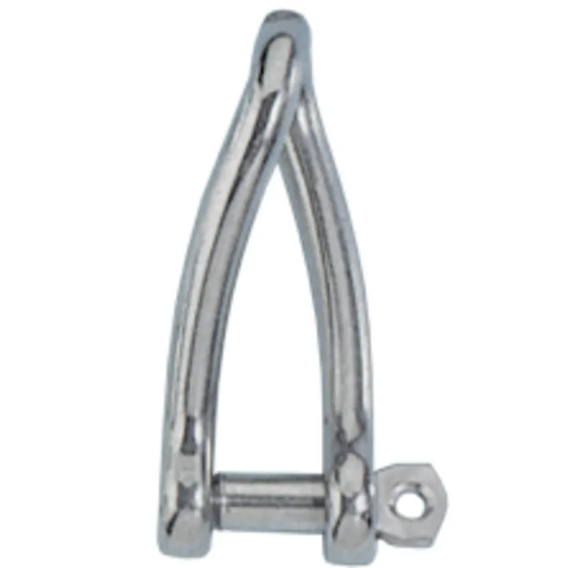 Niro Schäkel (Gedrehte Form), A=Ø12mm, B=83mm, C=26mm (Bruchlast 4700kg)