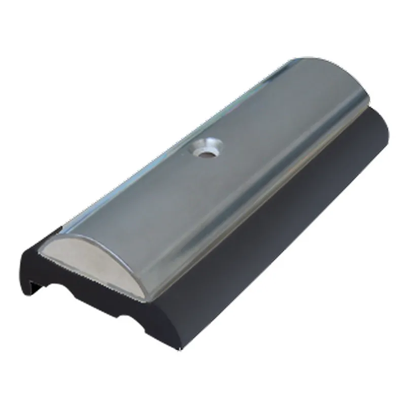 Kunststof basisprofiel hoog voor 'Sphaera 25', minimale order 12m, zwart