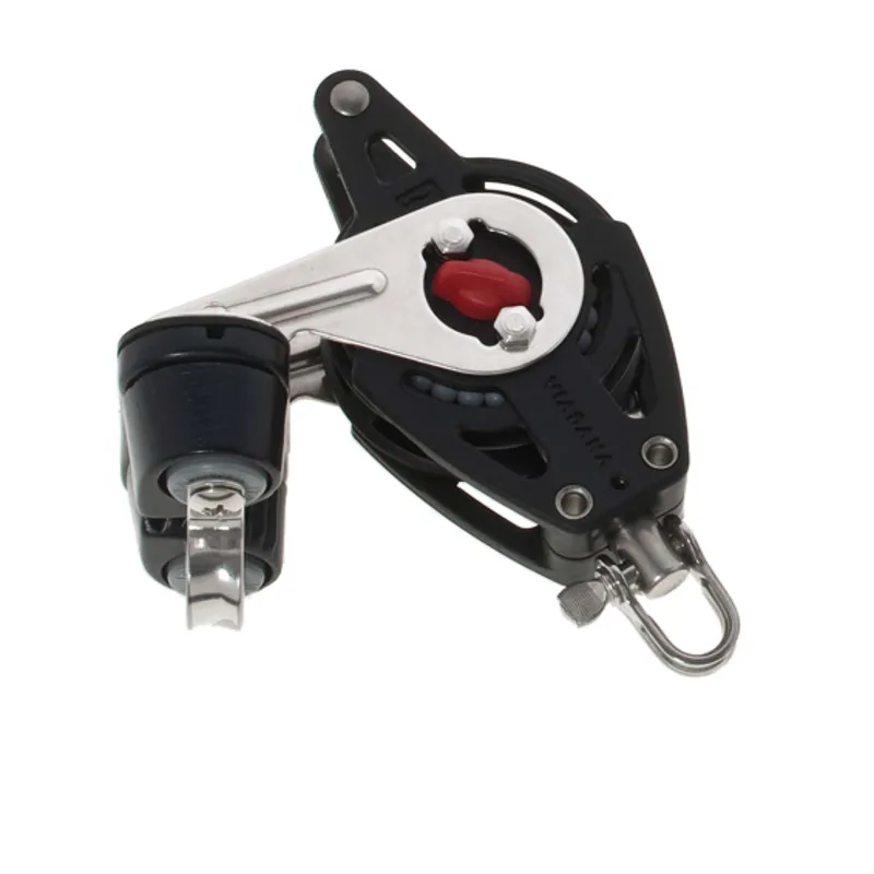 Aluminium Einscheibenblock Kugelgelagerter Ratschenblock (mit Schotklemme & Wirbel) 10mm