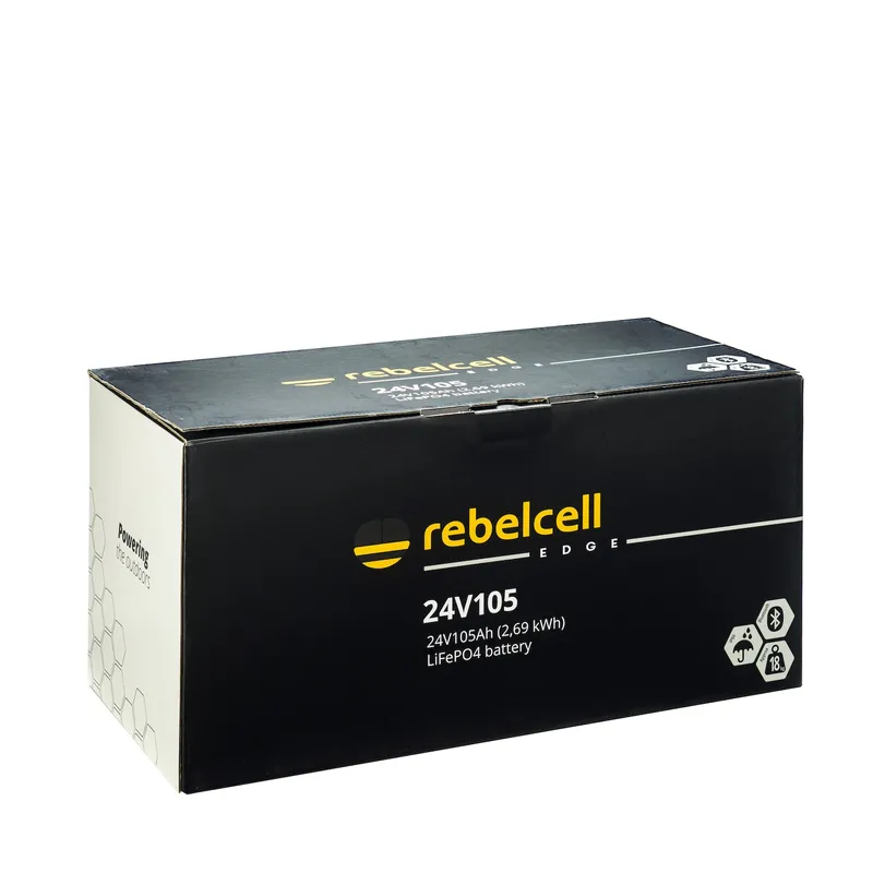 Rebelcell 24V105 EDGE LiFePO4 Batterie (2,69 kWh)