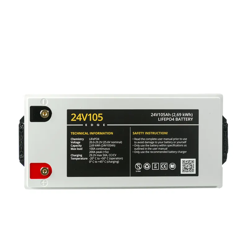 Rebelcell 24V105 EDGE LiFePO4 Batterie (2,69 kWh)