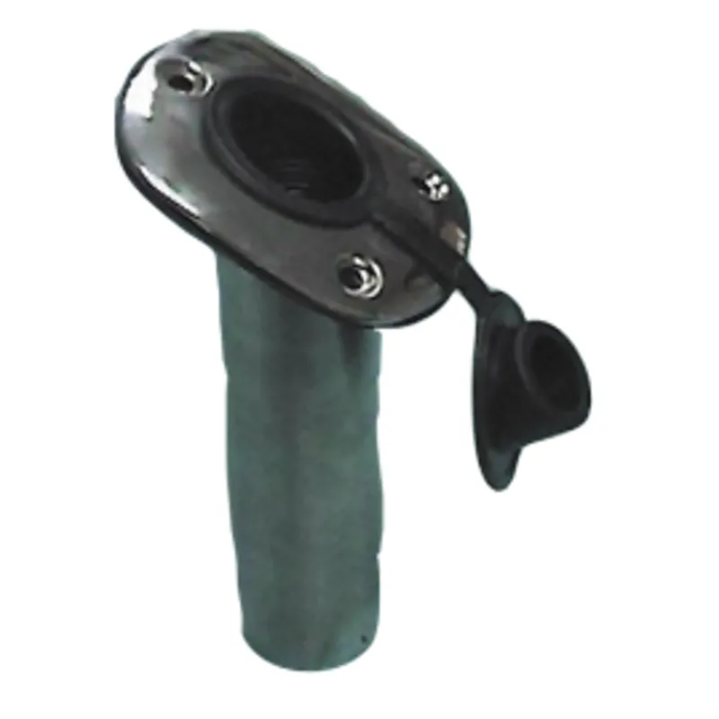 Niro Gegossener Einbau-Angelrutenhalter mit Wasserdichter Büchse, 30°, L=240mm, Max. Ø40mm