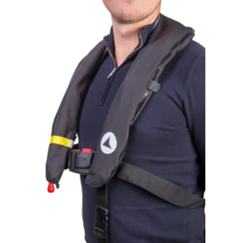 Automatische Rettungsweste Modell Antares EVO Harness 165N >40kg Schwarz