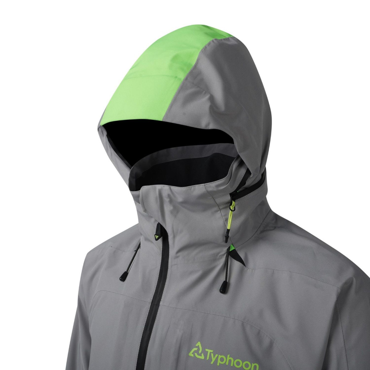 Typhoon Performance Coastal Jacke Grau/Grün Gr. XXL