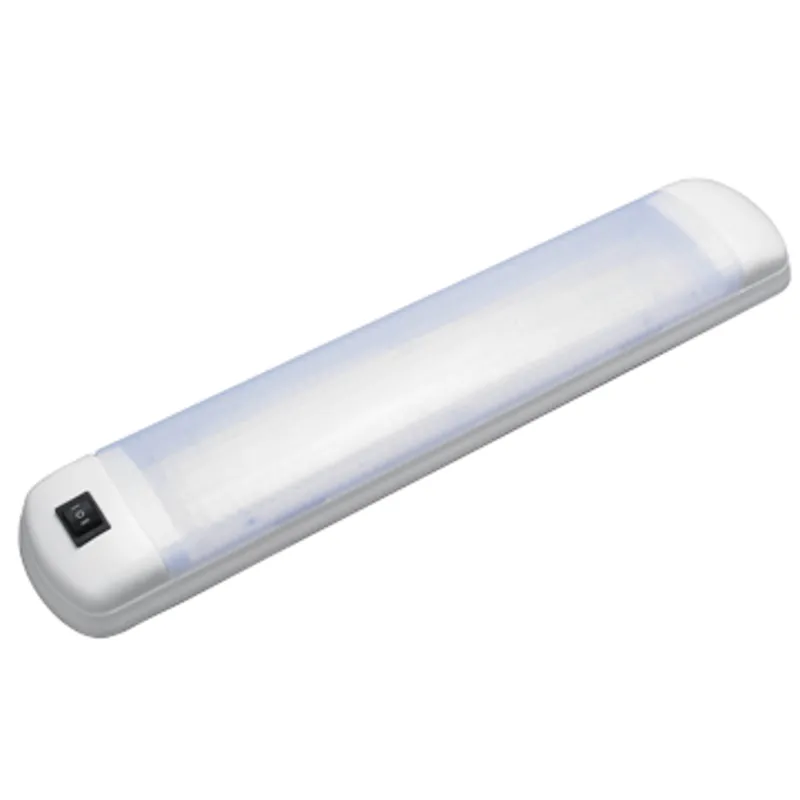 Kunststoff Led-Innenleuchte, Aufbau, 12-24v/7w, 400x78x30mm, Warm White