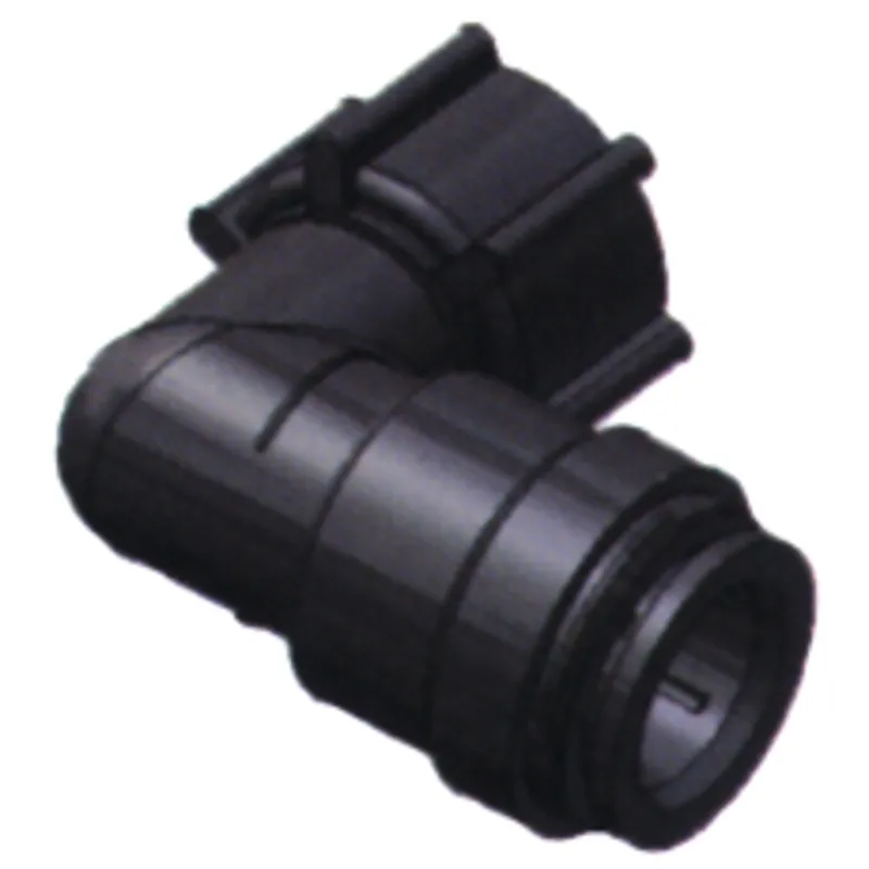 Seatech Quick-Connect Knie-Stück, Ø15mm X 1/2" Nps, Wirtel mit Innengewinde