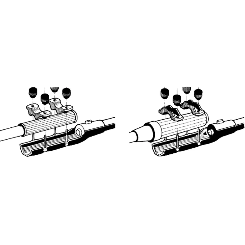 Steuergriffverlängerung für Aussenborder, Fest, L=700mm (mit Stoppknopf)