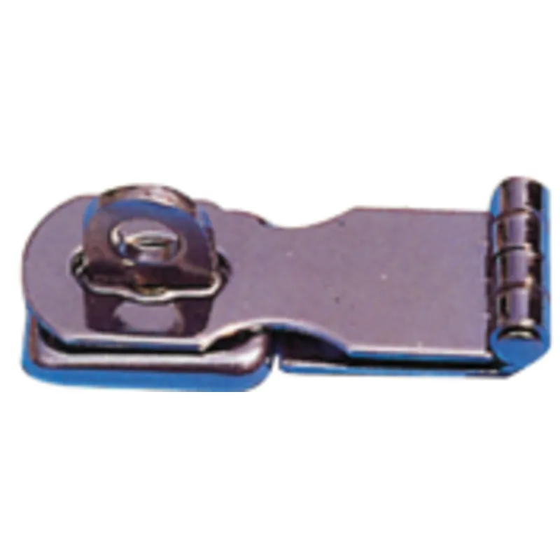 Niro Scharnier mit Schloss-Überfall, 66x30mm