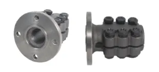 allpa Stahl Klemmflansche, mit Zentrierrand (extra lang)