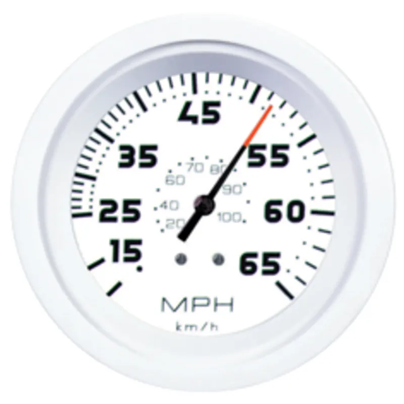 White Domed Öldruckanzeiger 100psi (Sw)