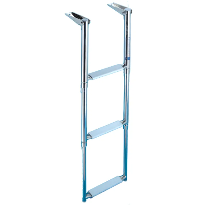 Niro Teleskopische Badeleiter für Montage auf Der Badeplattform, 3-Stufen, Max. Rohr Ø32mm