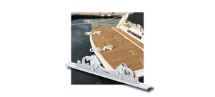 Installation direkt auf der Badeplattform