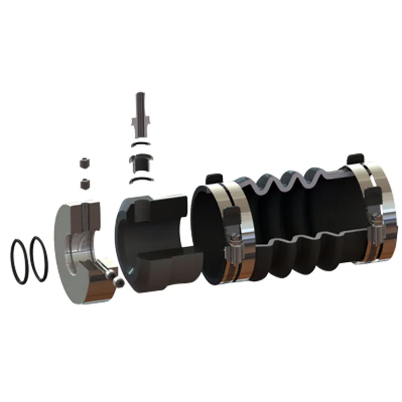 Pss Gleitringabdichtung, für Propellerwelle Ø35mm, Stevenrohr 2" (Ø50,8mm), L=6-1/2" (Ø165mm)