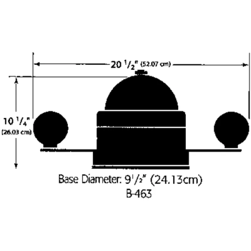 Ritchie Kompass Modell 'Globemaster B-463' 12/24/32v, Aufbau, Rose Ø152,4mm/2 Of 5°, Schwarz
