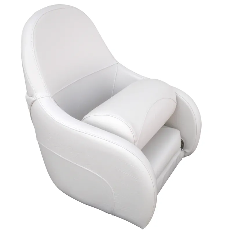 Steuerstuhl Modell 'Naxus' Flip Up, Weiß (Schlitten Erforderlich)