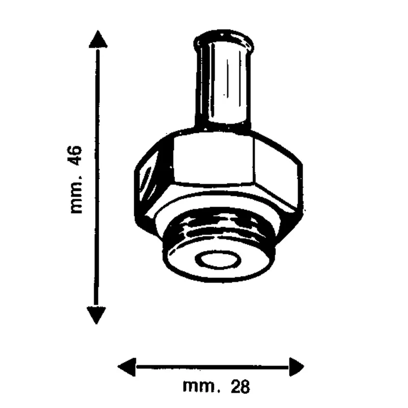 Anschlussnippel 1/2" für 12mm Kupferleitung