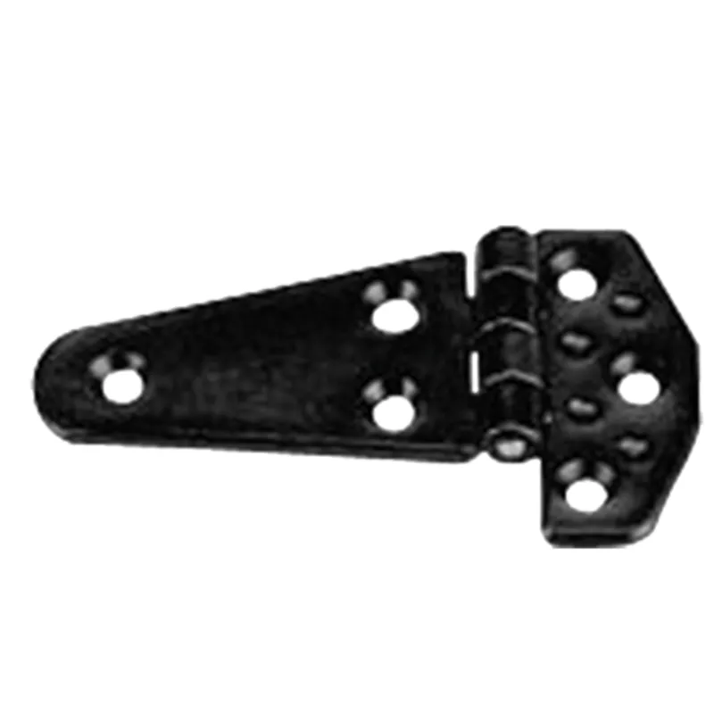 Polyamid-Kunststoffscharnier, mit Widerstand Schwarz, 80x60mm, 270°