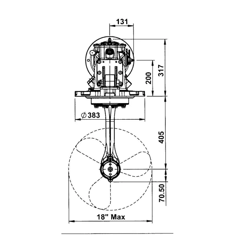 Technodrive Seaprop 60 Saildrive, Tmc, R=2,15:1