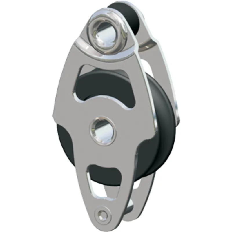 Antal Niro 316 Mini Blöcke Serie 34x6, Kugelgelagert, Webbing Blöcke + Becket (Unterbügel)