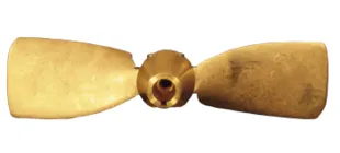 Radice 2-Blatt Bronze Faltpropeller für Welle Typ K11