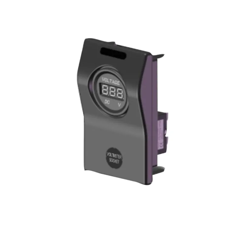 Einzelwirkende Schalttafel, 60x100mm, Voltmesser