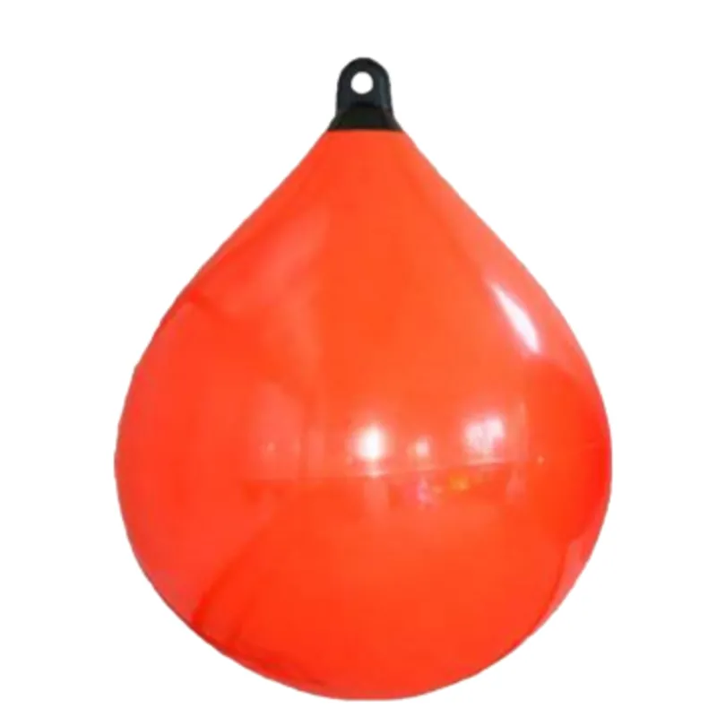 Solid Head Boje, Ø650, L=880mm, Orange mit Schwarzem Kopf (Größe 4)