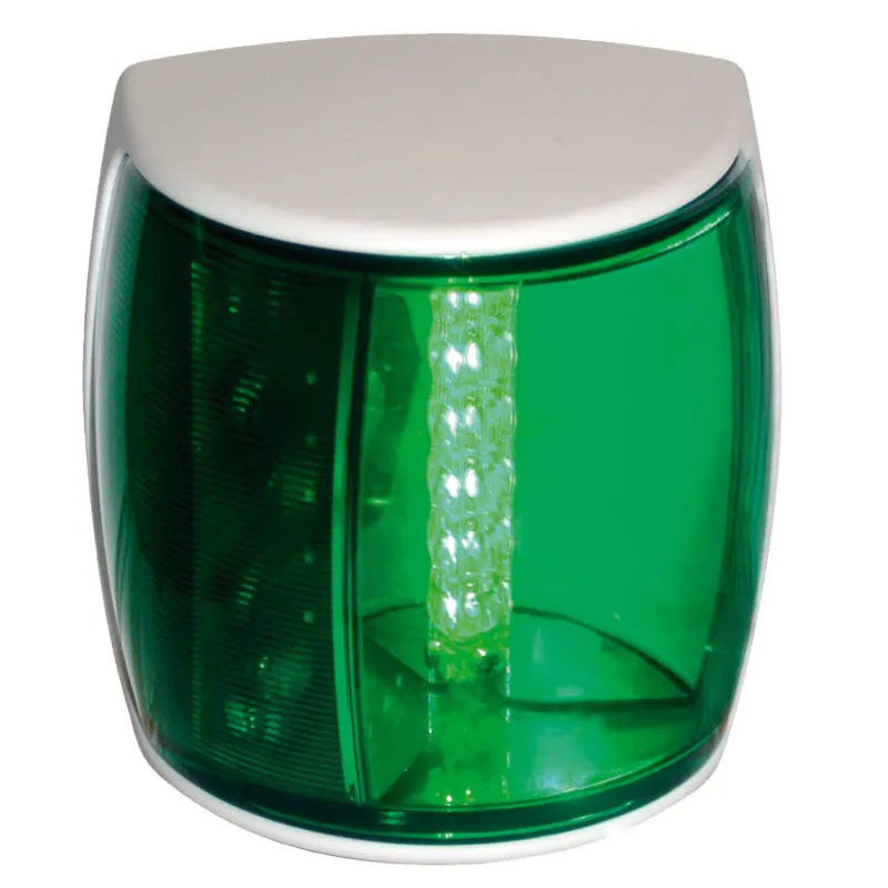 Hella Naviled-Pro Steuerbordlaterne, 9-33V, 112.5°, BSH-2NM, Weißes Gehäuse mit Grüner Linse