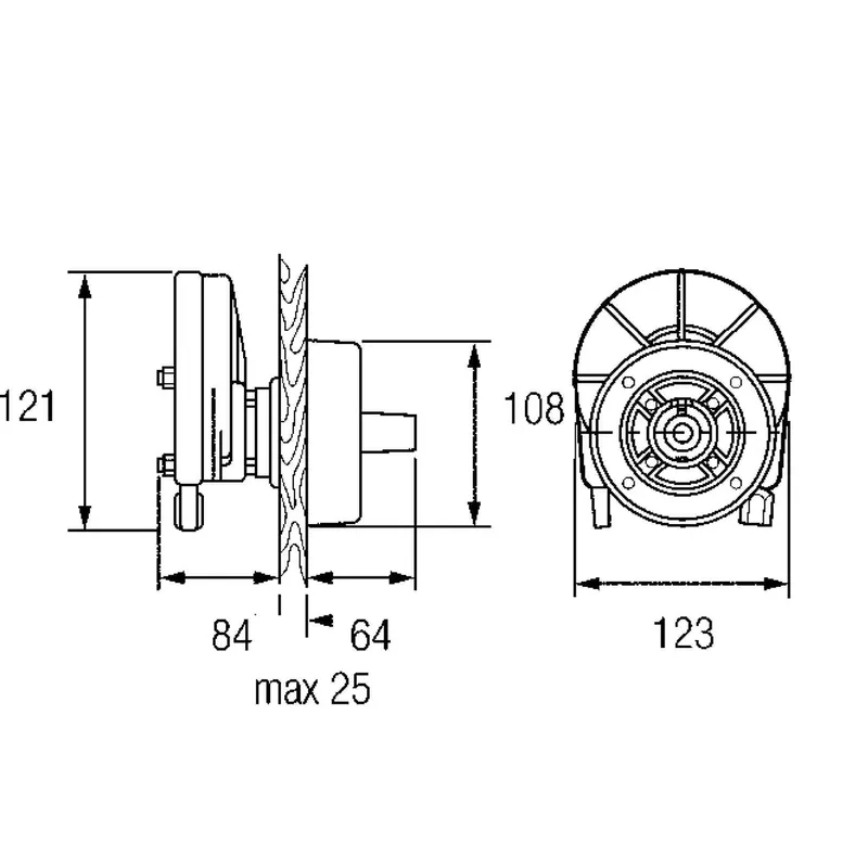 Seastar Light Duty Steuerkopf
