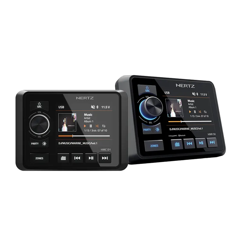 Hertz HMR 50 - FM/USB/BT 4x50 Watt, 3 Zonen, Set mit HMC D1/HMA C1306