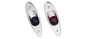 Positionslaternen, Einbau