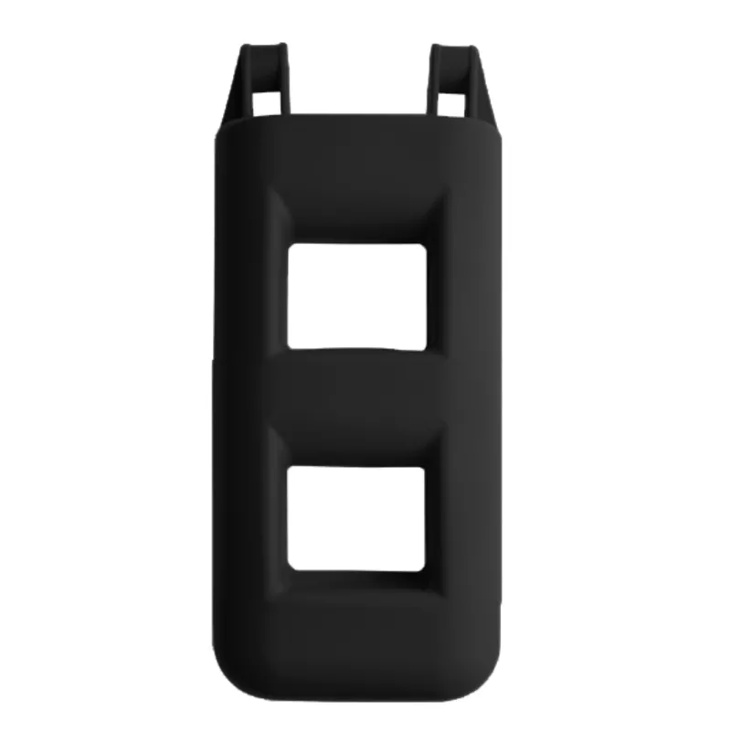 Treppenfender 25x12x55cm, Schwarz, Zweistufig