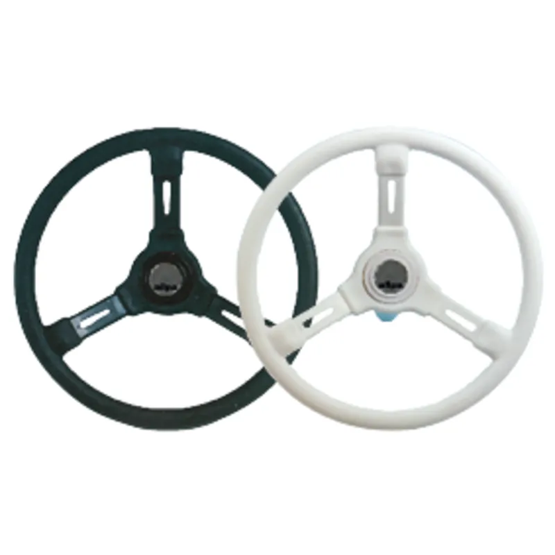 3-Speichen Steuerrad 'Riviera' Weiß Kunststoff, Ø350mm, Tiefe 115mm